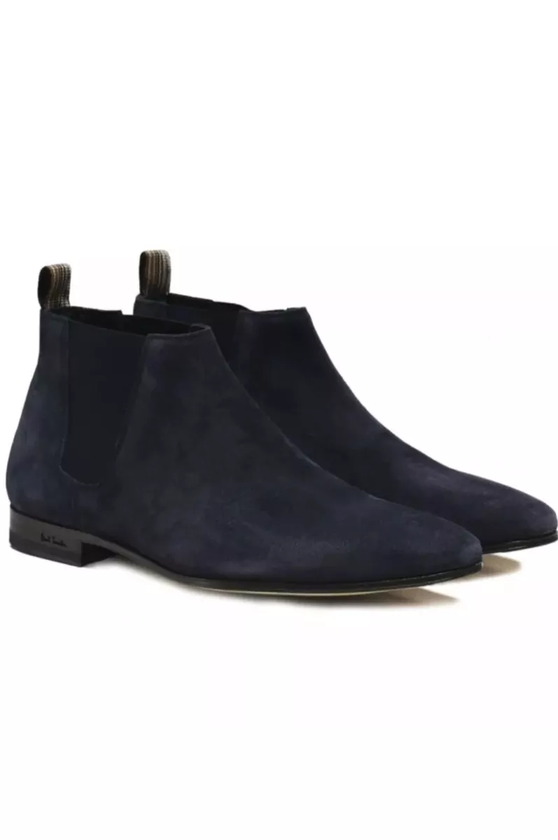 Paul smith blue hotsell suede chelsea boots