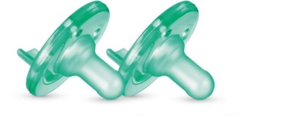 Philips AVENT, Soothie Pacifier, 0-3 Months, Green 2 Pack, Sealed