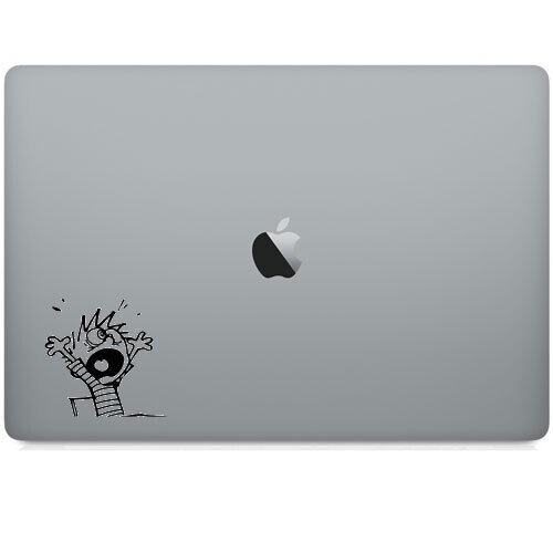 Calvin & Hobbes In Class Decal Sticker for Macbook Laptop Car Wall Window Door - Picture 3 of 4