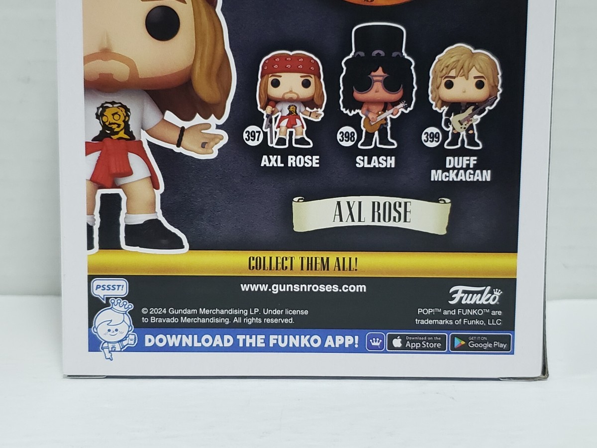 AXL ROSE - Guns N' Roses Funko POP! Rocks #397 Collectible Vinyl