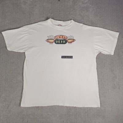 VTG Stanley Desantis 1995 Friends Central Perk T Shirt TV Show Promo Mens XL