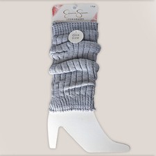 Jessica Simpson Leg Warmers in Knit Gray