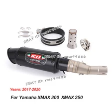 For Yamaha XMAX 300 250 2017-2020 Exhaust Mid Pipe Link Muffler With DB Killer