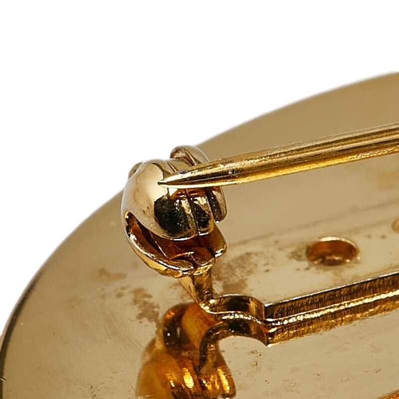 CHANEL 31 RUE CAMBON Cambon Brooch Gold Black Plated Women s CHANEL 31 RUE CAMBON Cambon Brooch Gold Black Plated Women s