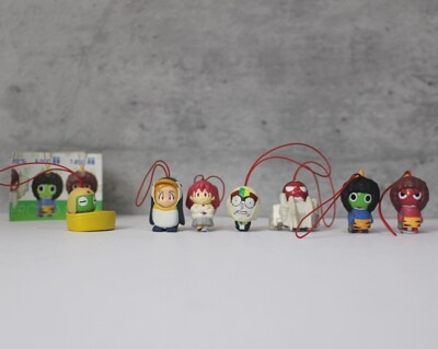 Lot of 7 Keroro Gunso Sgt Frog Miniature Figures Skin Costume Change