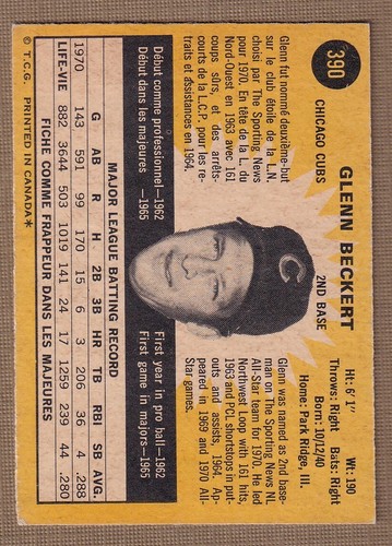 Béisbol OPC 1971 (265-393) * Tú eliges * Condiciones enumeradas - Imagen 94 de 94