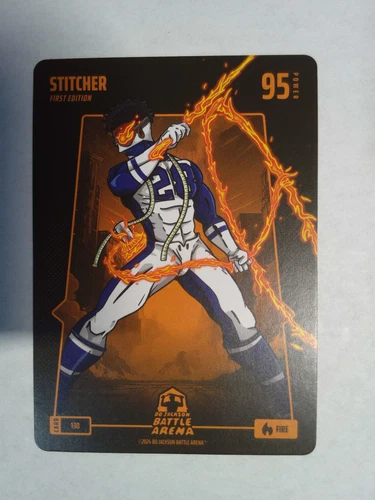 Bo Jackson Battle Arena ~ Jon Base card #130 Stitcher Fire