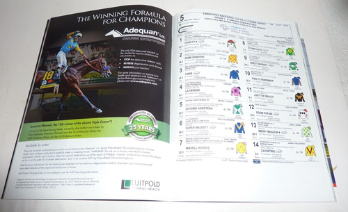 Vtg Kentucky Sat. 2015 Keeneland Breeders' Cup Horse Racing Track Program - Picture 2 of 3