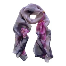 Wrapables Lightweight Sheer Silky Feeling Georgette Scarf