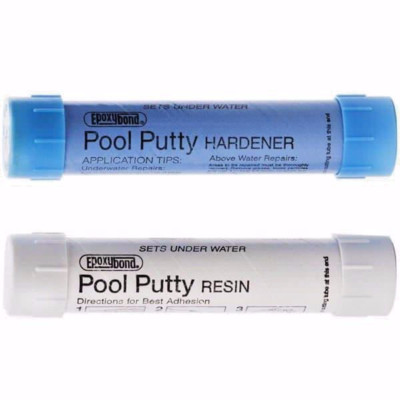 EpoxyBond, White Epoxy Putty for Swimming Pool, Spa Tile, Plaster, Cracks, Leaks