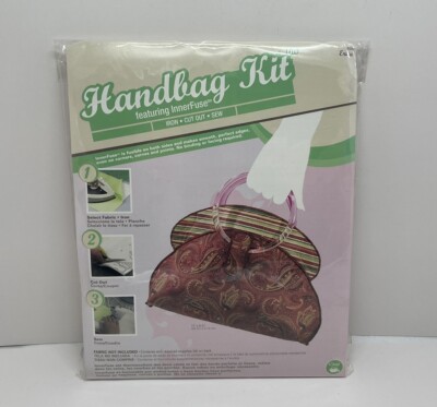 Prym-Dritz  Boho Handbag Kit, InnerFuse, Lucite Handles, #8325 Erica