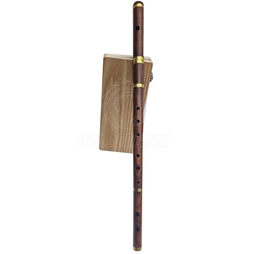 New Irish Professional Rosewood D Flute 4 Piece Natural Finish with Wooden Case - Picture 6 of 6