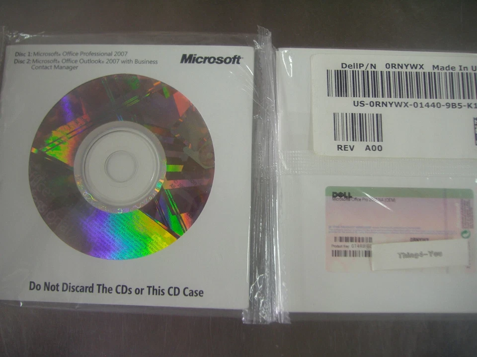 Microsoft Office 2007 Professional Full English Version MS Pro=BRAND NEW SEALED= - Image 4 of 4