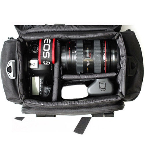 Canon EOS 850d 800d 760d 750d 700d 250d 200d 100d SLR Camera Case Bag with Strap - Picture 3 of 11