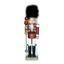 Black Handmade Christmas Nutcracker Traditional Decoration 15 inches