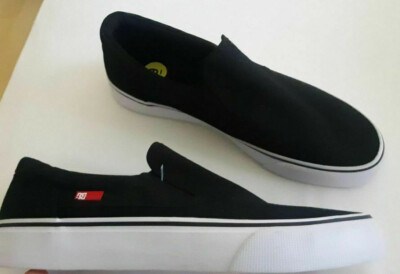 NEW Men's DC Shoes ''Trase Slip-On TX'' Black Sz 9-Skate Shoes
