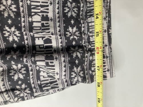 PINK Victoria secret Womens snowflake pajama pants large - Picture 4 of 4
