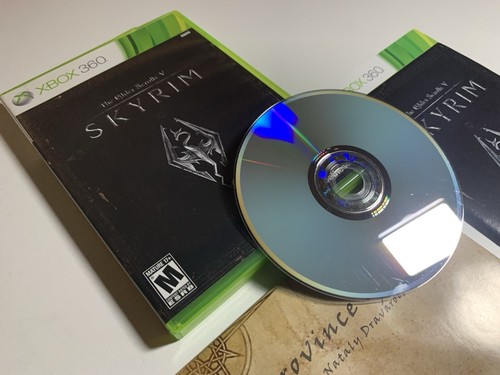 Skyrim The Elder Scrolls V (Xbox 360, 2011) CIB Complete w/Manual Tested - Picture 4 of 6