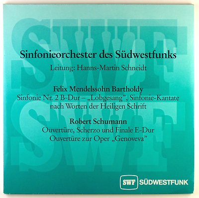 2x 12'' LP - Südwestfunk Baden Baden - Mendelsohn - Schuhmann - #C2437 - RAR