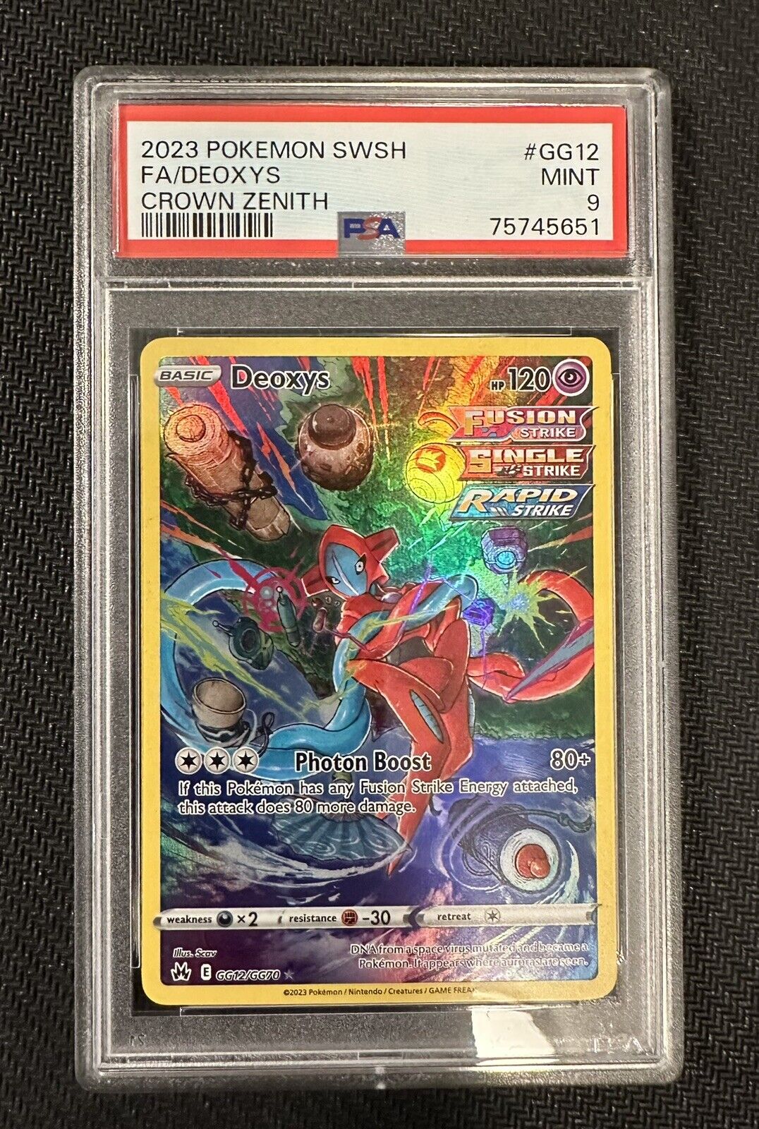 Deoxys (GG12/GG70) [Sword & Shield: Crown Zenith]