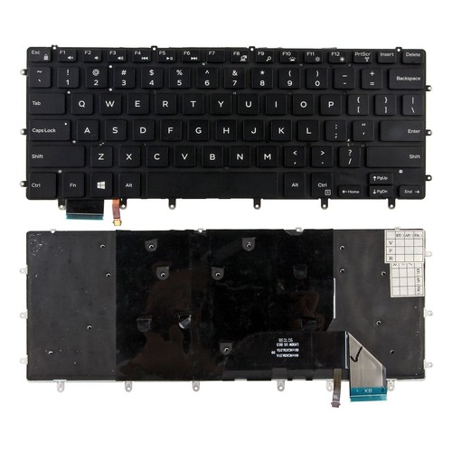 Genuine US Keyboard with Backlit For Dell XPS 15 9550 9560 9570 7590 0GDT9F