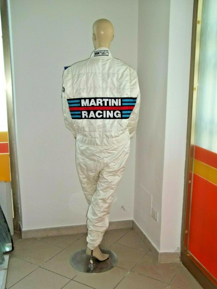 TUTA IGNIFUGA RALLY LANCIA MARTINI RACING SPARCO OMOLOGATA FIA 8856-2000 TG 56 - Immagine 3 di 4