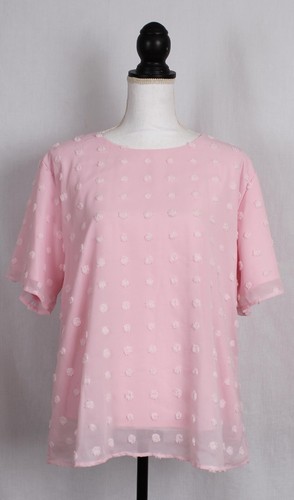 Blooming Jelly Women's Pom Pink Blouse - XL