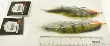 Fulling Mill Pike BC Perch 4/0 BC010160 Fish Fly Fishing Lure Lot of 2 RH7