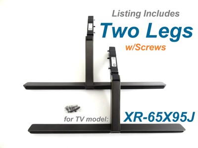 Pre-Owned Sony XR-65X95J TV Stand Legs w/Screws [5-027-161-01 / 5-027-162-01]