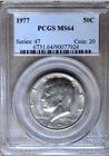1977 KENNEDY PCGS MS64 CLAD COLLECTABLE BIRTHDAY GIFT IDEA