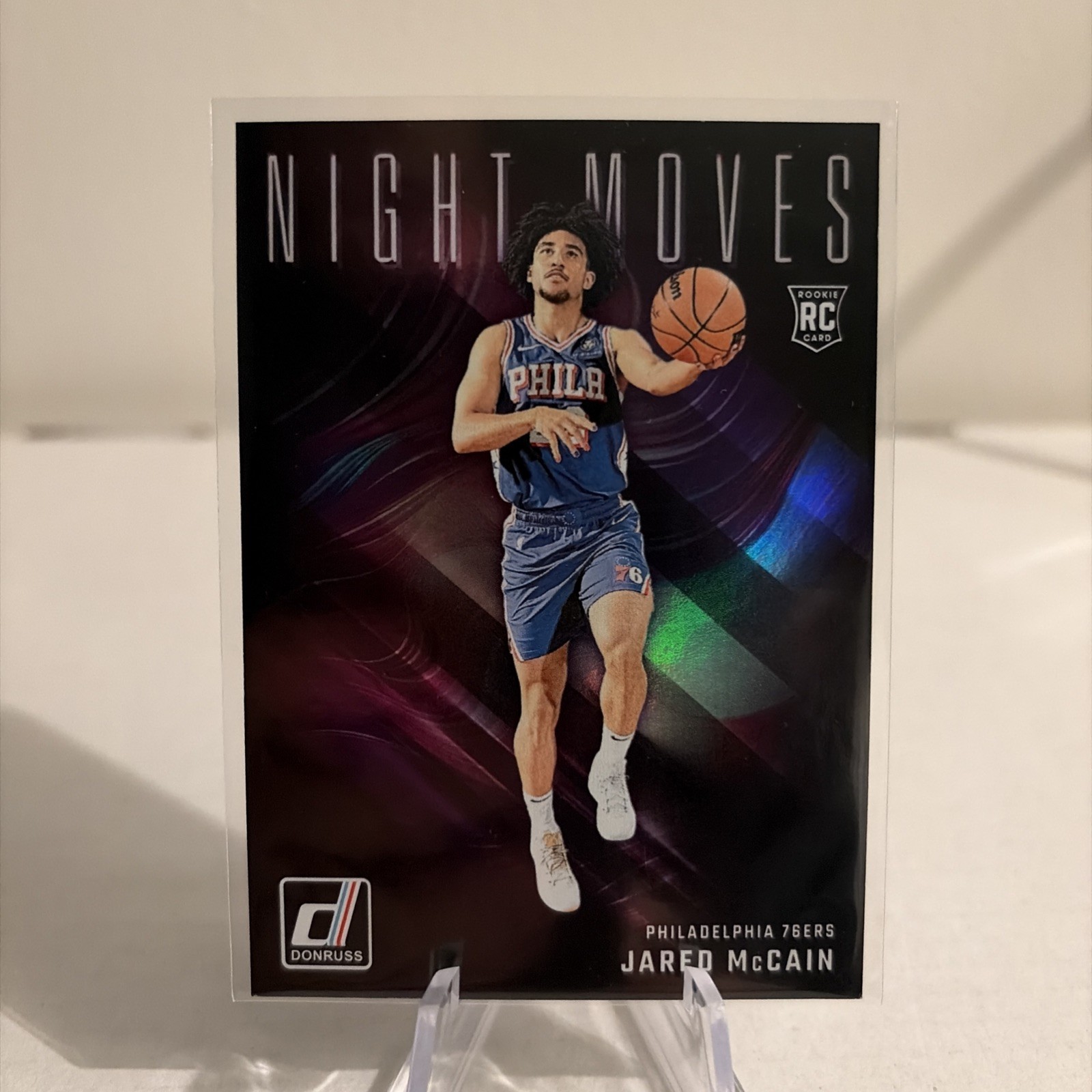 2024-25 Jared McCain Night Moves SSP Case Hit Panini Donruss Rookie #29