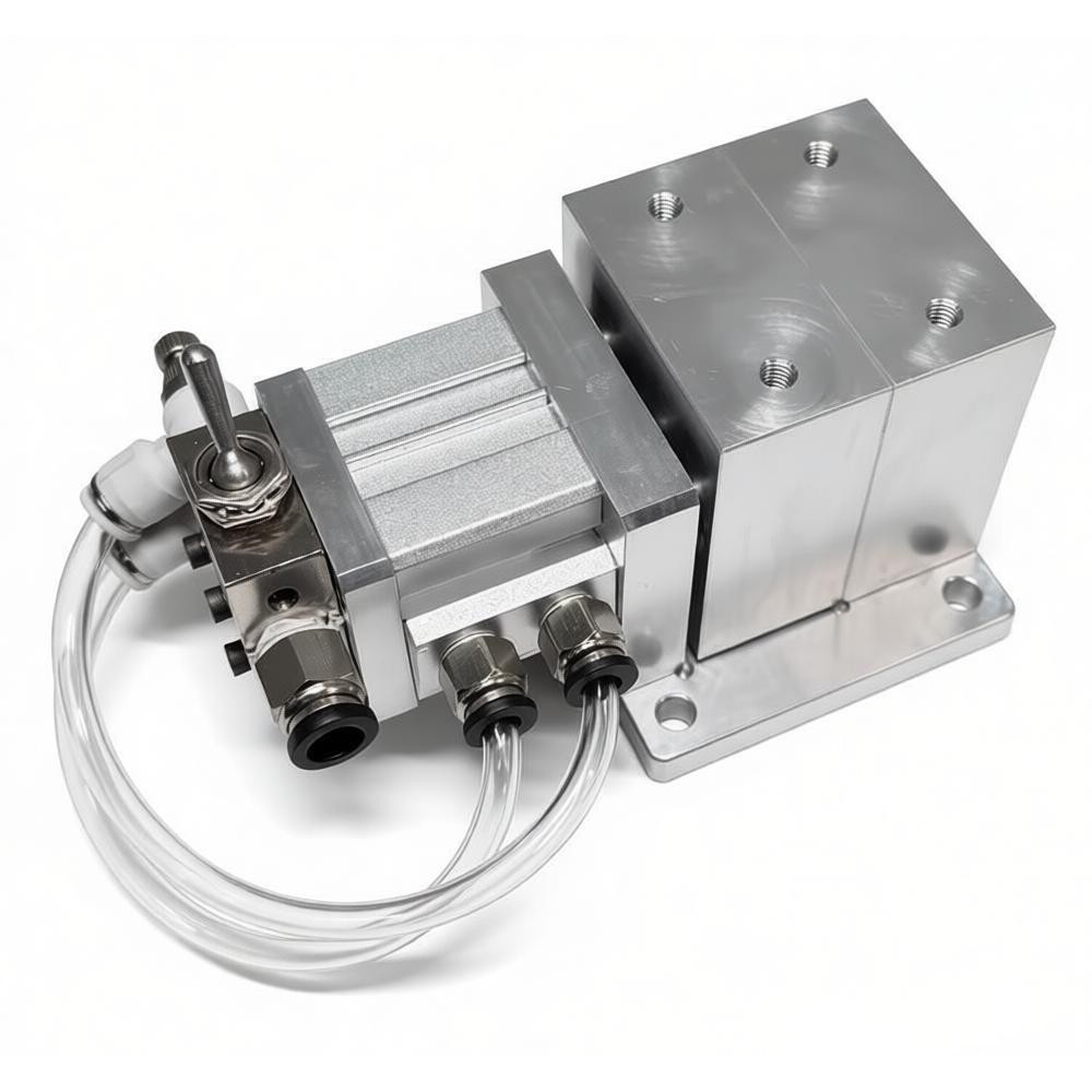 Precision Pneumatic Vise Workholding OK Clamp Bench Vise fr Industrial Machining