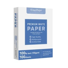 Bright White Paper - Multipurpose Office Print Writing Copy - Flyers, Posters...