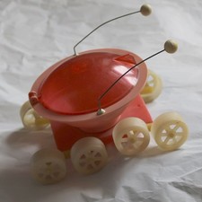 Very Early Soviet Space LUNOKHOD MOON ROVER Collectable Toy 15.5 cm OLD RARE
