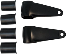 EMGO 66-35832 Headlamp Mounting Brackets - Black