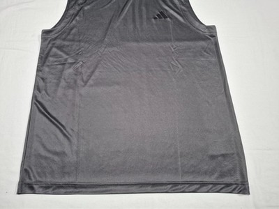 Adidas Men's M Poly SL Gray Tank Top Multi Sports Training KS7784