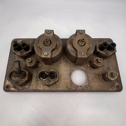 Vintage Military Cluster Gauge Instrument Dashboard Panel Jeep STEAMPUNK 7.5X15" - Foto 15 di 19