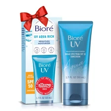 Biore UV Aqua Rich SPF 50 Daily Hydrating Facial Moisturizer - Oil-Free Sunscree