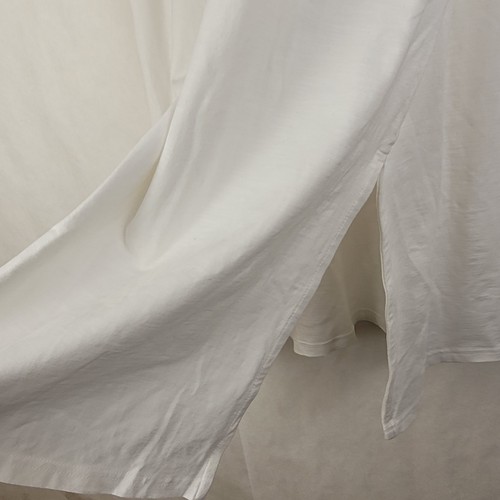 Old Navy white smocked sleeveless cotton side slits maxi dress size medium - Picture 6 of 10