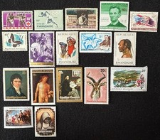 1963-76 Rwanda 17 Stamps MNH, LH, HR, United