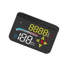 3.5 Digital Speedometer Car Hud Head Up Display Mph Overspeed Alarm Projection