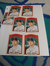 (7) 2021 TOPPS HERITAGE MINORS #95 BLAZE JORDAN PROSPECT CARD LOT  RED SOX
