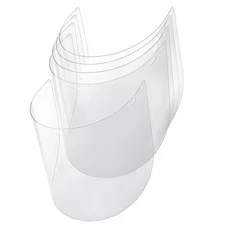 SAFE HANDLER BLSH-ES-RFS-5 Replacement Face Shields Clear Polycarbonate Visor,