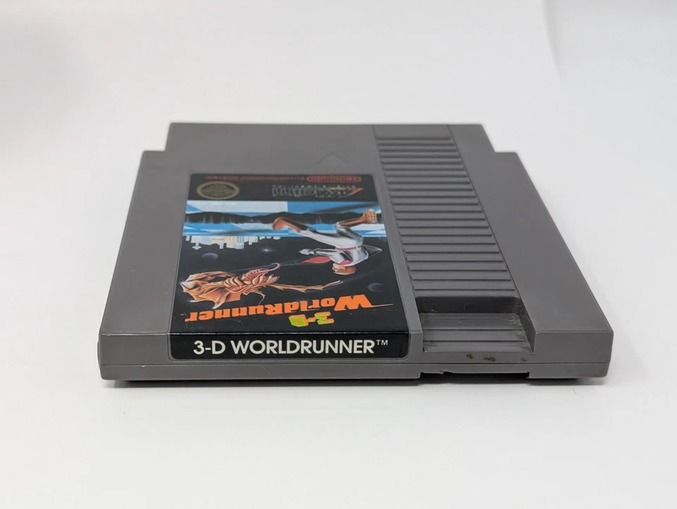 3-D WorldRunner (Nintendo Entertainment System, 1987) NES 5 Screw Cart Only - Image 3 of 3