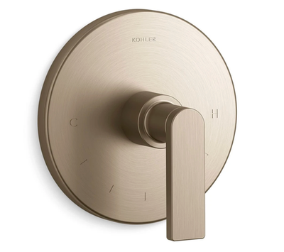 #ad KOHLER T73133 4 BV COMPOSED™ THERMOSTATIC VALVE TRIM Vibrant Brushed Bronze $299.99