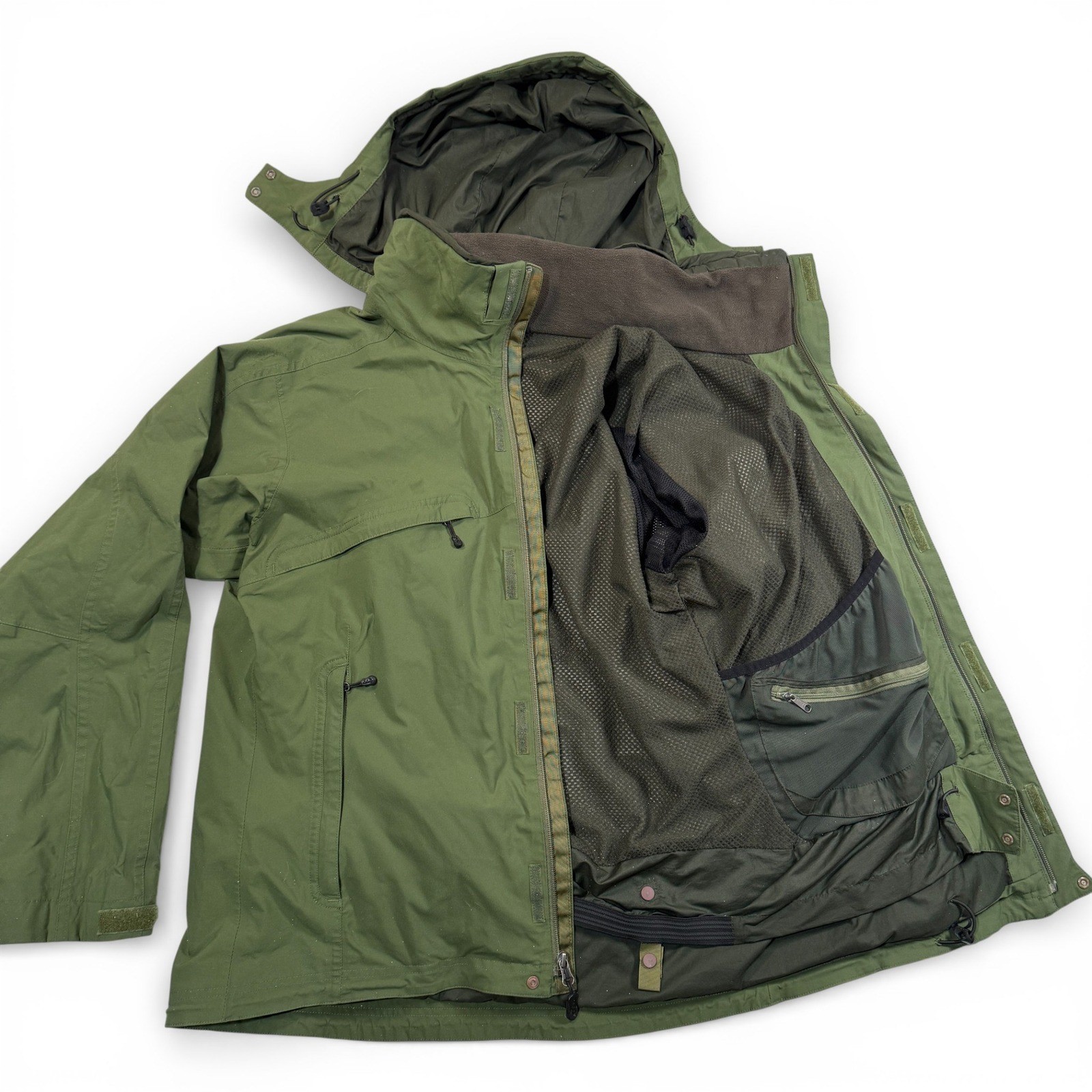 Patagonia Rubicon Uniform Jacket Mens Medium H2No Waterproof Hooded Shell Green thumbnail 10