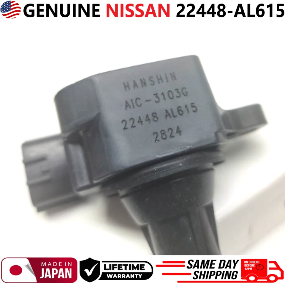 GENUINE Ignition Coils For 2003-2008 Nissan 350Z & Infiniti FX35 G35 M35 3.5L V6 - Image 3 of 4