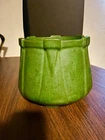 Mint Roseville Pottery Matte Green 6x8 Semi Buttressed Jard. A+ Arts And Crafts.