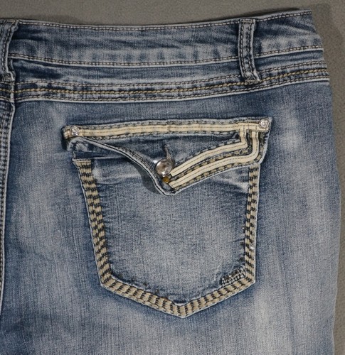 WH01444 AMAZING STYLISH **CATO** PREMIUM SKINNY LEG FIT WOMENS BLUE JEANS sz22W - Picture 6 of 6
