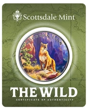 2025 The Wild Mountain Lion Colorized 1 oz silver in Certi-lock TEP